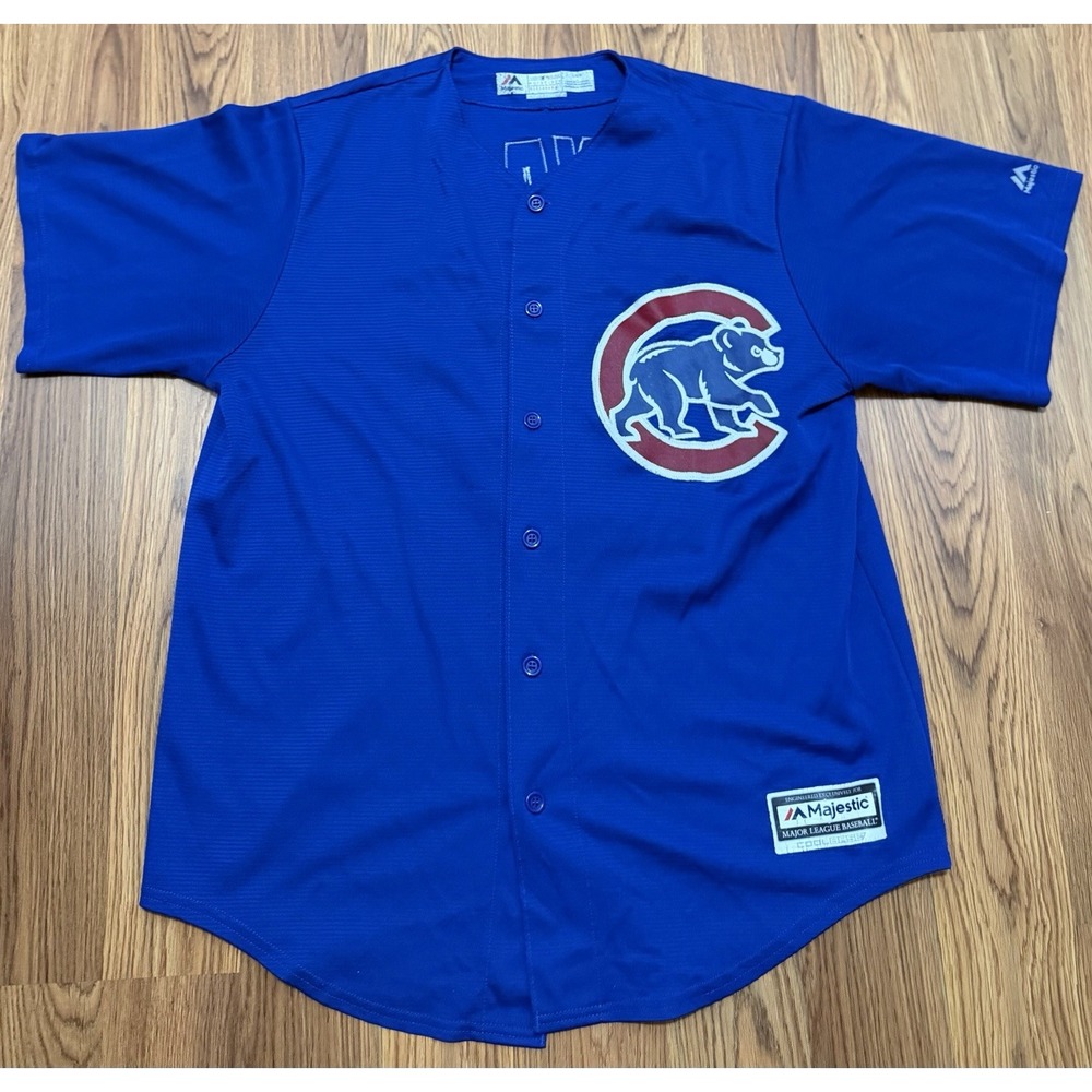 Kris Bryant 17 Daytona Cubs Majestic Cool Base Jersey Mens Large Minor League